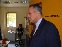 Eπίσκεψη του Υπουργού Υγείας, Μάκη Βορίδη, στο ΚΥ Περιστερίου.